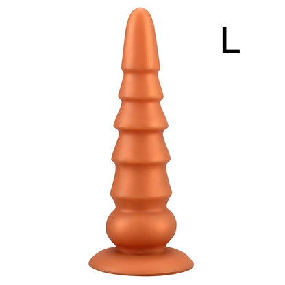 จุกเสียบทางทวารหนักขนาดใหญ่ซิลิโคนเหลว Dildos ผลิตภัณฑ์ทางเพศ จุกเสียบก้นขนาดใหญ่ อวัยวะเพศที่อ่อนนุ่ม ตัวขยายทวารหนัก กระตุ้นช่องคลอดและทวารหนัก ของเล่นทางเพศ Dick