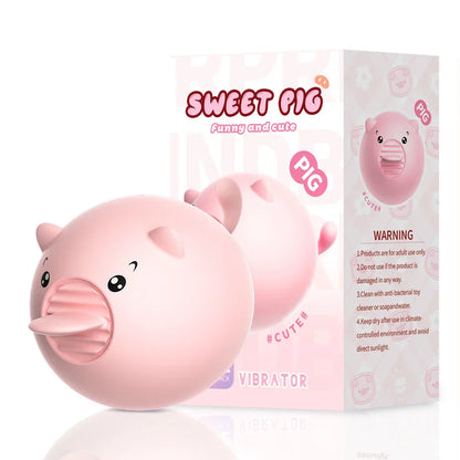 MINI หมูลิ้นเลีย Vibrator อุปกรณ์กระตุ้น G-spot สำหรับผู้หญิง 10 โหมด ชาร์จได้ เพื่อความสุขอย่างรวดเร็ว ...