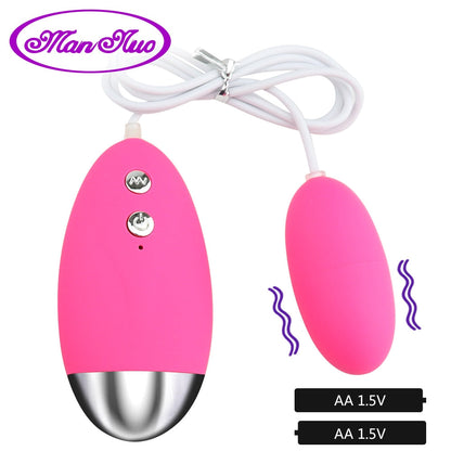 Man Nuo 10 Speed Egg Vibrator Sex Product รีโมทควบคุมไข่สั่น ของเล่นทางเพศสำหรับผู้หญิง แรงสั่นสะเทือนสูง