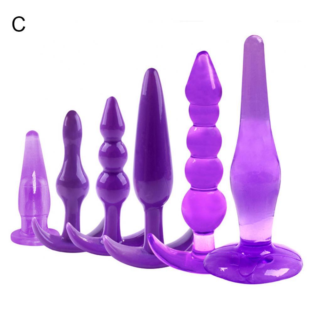 Massager Massage Sex Toy Butt Plug 6Pcs/Set Anal Trainer Kit Butt Plugs Couple Flirting Prostate Massager