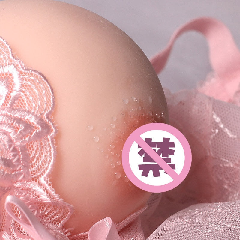 Masturbation ซิลิโคนหน้าอกปลอมชาย มินิหน้าอก ช่องคลอดนวดเครื่องบินถ้วย ของเล่นผู้ใหญ่ Shop Mimi Ball