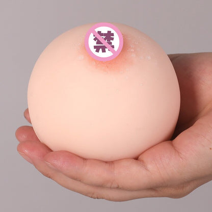 Masturbation ซิลิโคนหน้าอกปลอมชาย มินิหน้าอก ช่องคลอดนวดเครื่องบินถ้วย ของเล่นผู้ใหญ่ Shop Mimi Ball