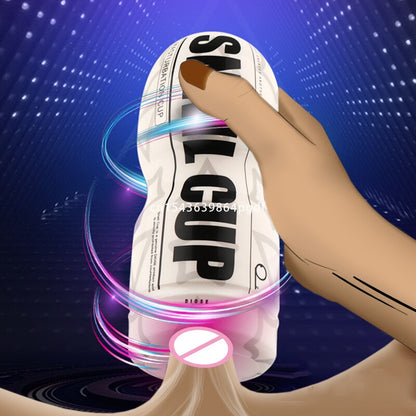 3D หี Masturbator ถ้วยช่องคลอดเทียมสมจริง ผู้ชายซิลิโคนถ้วยสำเร็จความใคร่แบบดูด Sex Shop ของเล่นทางเพศสำหรับผู้ชาย
