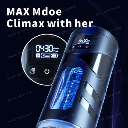ชาย Masturbator อัตโนมัติอมควยดูดเครื่องดูด Blowjob ช่องคลอด Masturbation หี Vibrator เซ็กซ์ทอยสำหรับชาย