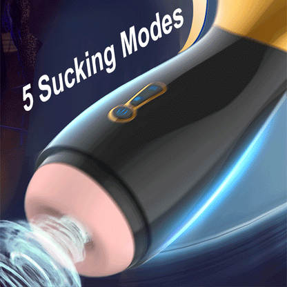 Automatic Suction Male Masturbator One-Click Orgasm Suction 7-Mode Vibration 3D Realistic Vagina Pussy Oral Sex Toy for Men
