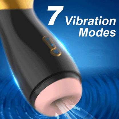 Automatic Suction Male Masturbator One-Click Orgasm Suction 7-Mode Vibration 3D Realistic Vagina Pussy Oral Sex Toy for Men