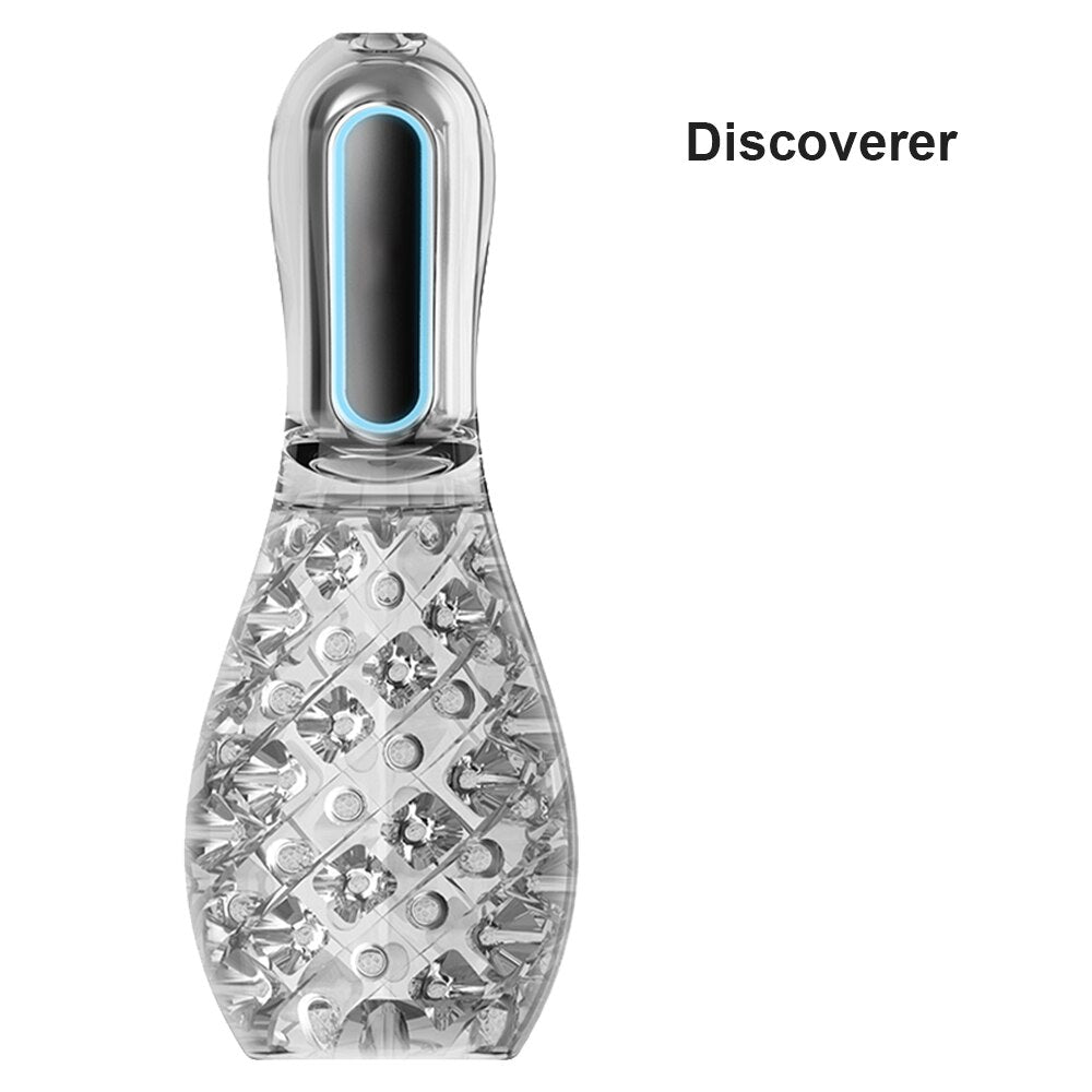 Automatic Sucking Masturbator Real Oral Sex Glans Trainer Penis Massager Cock Enlargement Glans Vibrator Sex Toys For Men