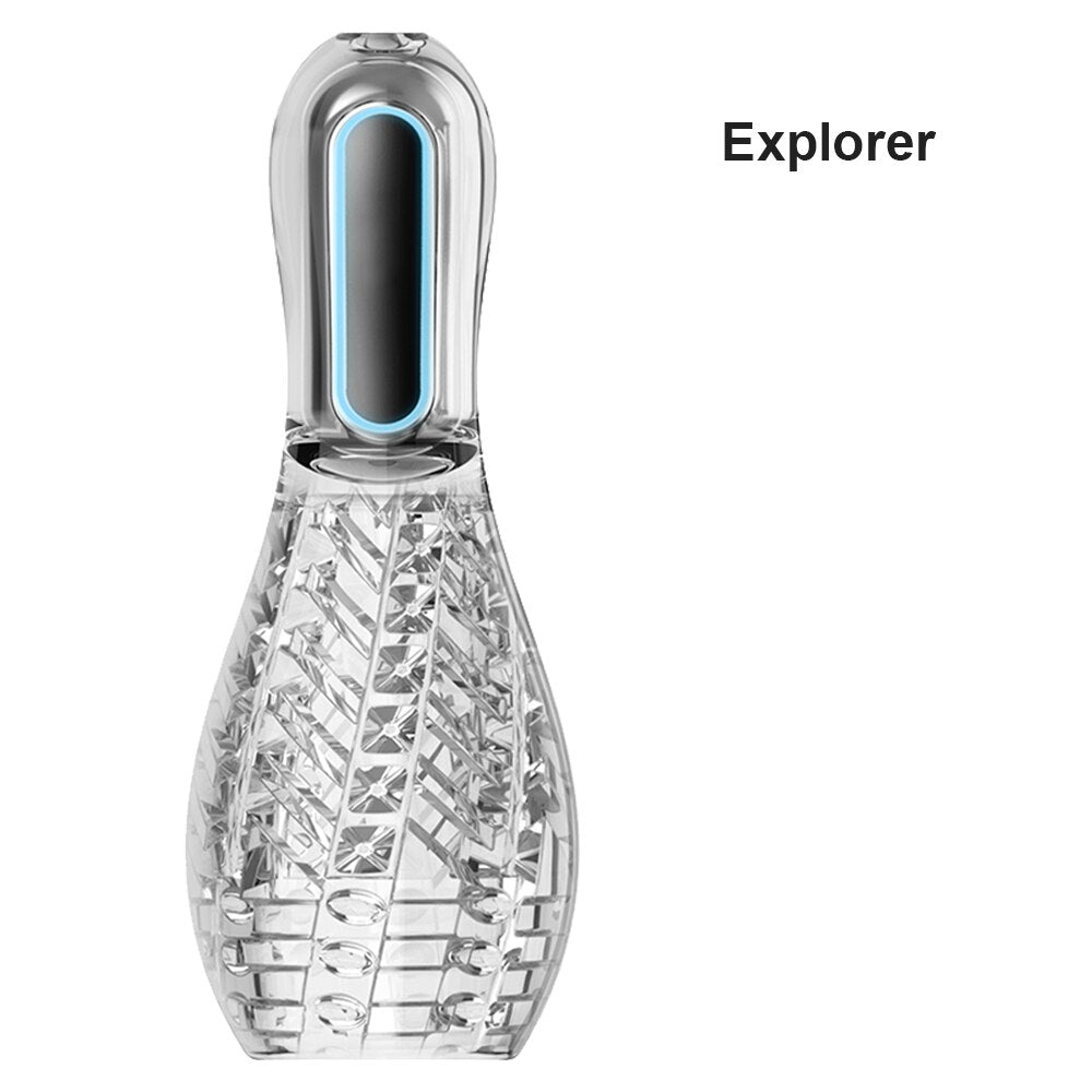 Automatic Sucking Masturbator Real Oral Sex Glans Trainer Penis Massager Cock Enlargement Glans Vibrator Sex Toys For Men