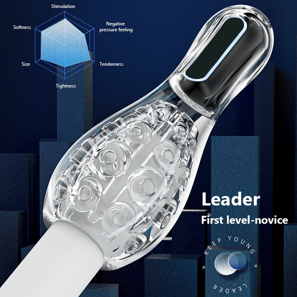 Automatic Sucking Masturbator Real Oral Sex Glans Trainer Penis Massager Cock Enlargement Glans Vibrator Sex Toys For Men