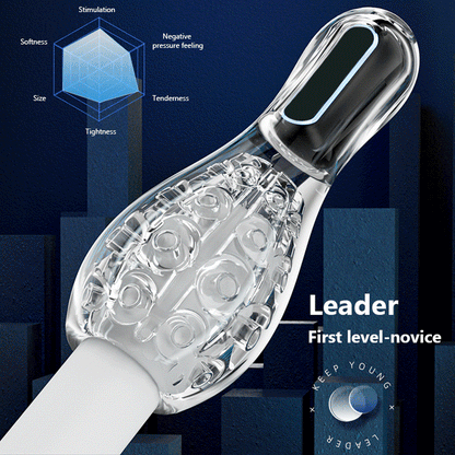 Automatic Sucking Masturbator Real Oral Sex Glans Trainer Penis Massager Cock Enlargement Glans Vibrator Sex Toys For Men