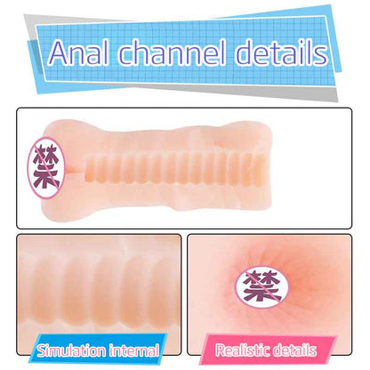 สมจริง Masturbator ชายอมควยของเล่นพ็อกเก็ต Pusssy สำหรับชาย Masturbating ของเล่นอุตสาหกรรมเพศช่องคลอดเซ็กซ์ทอยสำหรับชาย