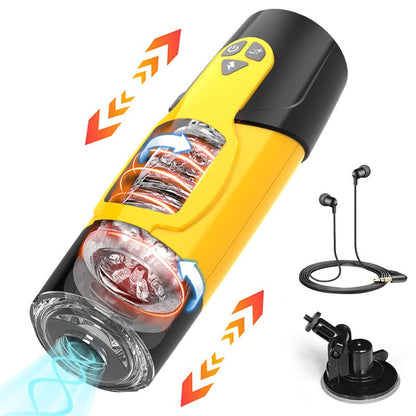 Masturbator อัตโนมัติแบบลูกสูบสำหรับผู้ชายของเล่นเพศผู้ใหญ่ blowjob สำหรับช่องคลอดสำเร็จความใคร่