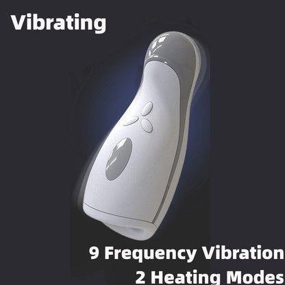ดูดหี Masturbators ความร้อน Strong ดูดที่มีประสิทธิภาพ Vibrating เพศของเล่นสำหรับชายลึก ThroatPussy ช่องคลอด Masturbation ถ้วย