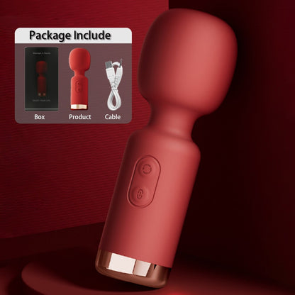 Mini AV Vibrator Magic Wand สำหรับผู้หญิงที่มีประสิทธิภาพ Clitoris Stimulator USB ชาร์จได้แบบพกพา Massager หญิงผู้ใหญ่สินค้าเซ็กซ์ทอย