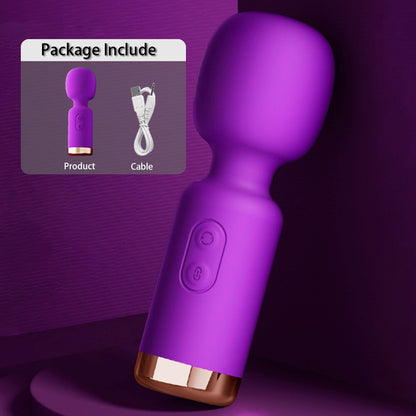 Mini AV Vibrator Magic Wand สำหรับผู้หญิงที่มีประสิทธิภาพ Clitoris Stimulator USB ชาร์จได้แบบพกพา Massager หญิงผู้ใหญ่สินค้าเซ็กซ์ทอย