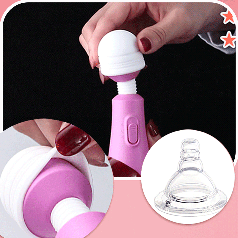Mini AV Wand Tumbler Vibrator สำหรับหญิง อุปกรณ์ช่วยกระตุ้นอารมณ์ทางเพศหญิงแบบพกพา กระตุ้นหัวนมและคลิตอริส อุปกรณ์ช่วยสำเร็จความใคร่สำหรับผู้ใหญ่