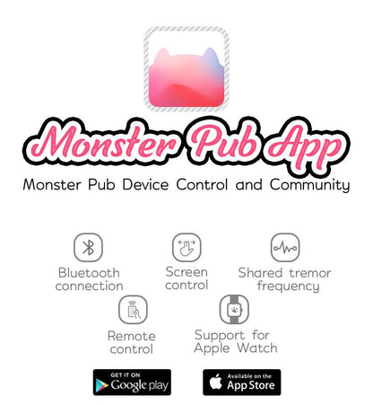 Monster Pub Baby Smart Vibrator APP รีโมทควบคุม MIMI เครื่องกระตุ้นจุด Clitoral G-Spot แบบชาร์จไฟได้ ของเล่นทางเพศสำหรับผู้ใหญ่