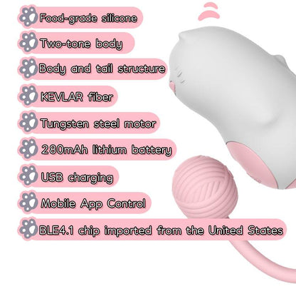 Monster Pub Baby Smart Vibrator APP รีโมทควบคุม MIMI เครื่องกระตุ้นจุด Clitoral G-Spot แบบชาร์จไฟได้ ของเล่นทางเพศสำหรับผู้ใหญ่