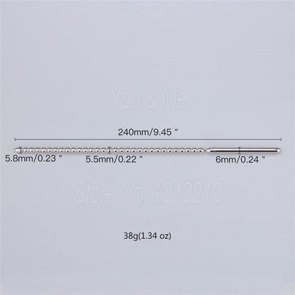 NEW Beaded Urethral Dilator Penis Plug Insert Sounding Rods Stainless Steel Stretching Catheters Male Chastity Sex Toys for Men