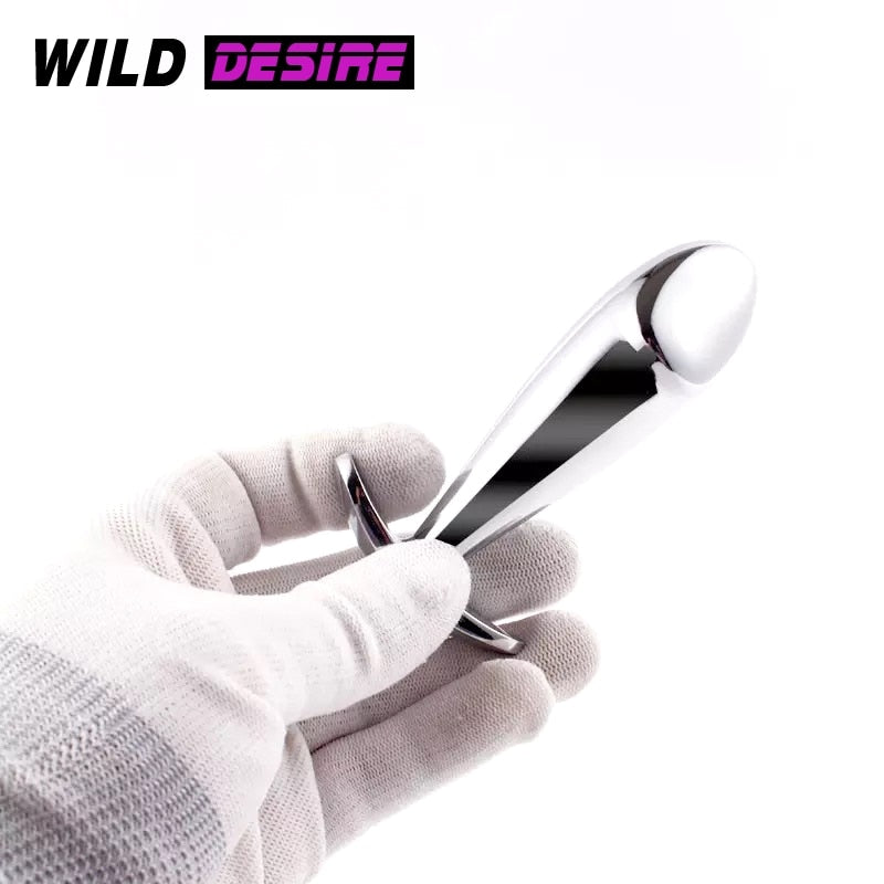 NEW Small Metal Butt Plug Dildo for Beginner Women Men Intimate Goods Strapon Anal Toys Sex Accessories Anal Beads Training 18+