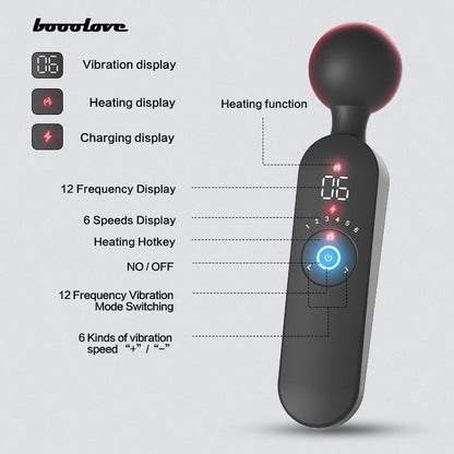 AV เครื่องสั่นไร้สายแบบชาร์จ USB นวด สินค้า ดิลโด้ เมจิกแวนสำหรับผู้หญิง ตัวกระตุ้นคลิตอริส ของเล่นทางเพศสำหรับผู้ใหญ่ 18+