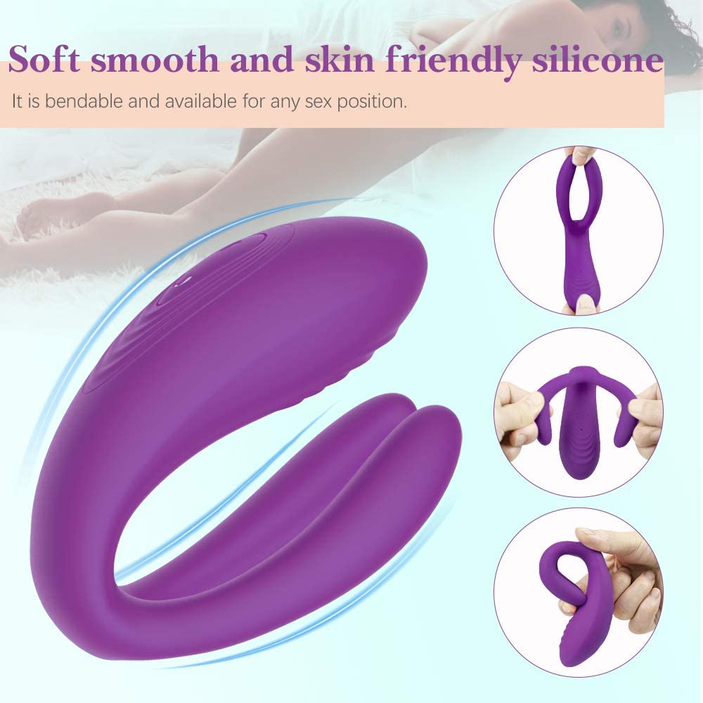 ของเล่นทางเพศสำหรับคู่รักใหม่ เครื่องนวดสำหรับคู่รัก 3 มอเตอร์ ควบคุมระยะไกล 25 ม. ดิลโด้ อุปกรณ์กระตุ้นทางทวารหนักสำหรับคู่รักและผู้หญิง