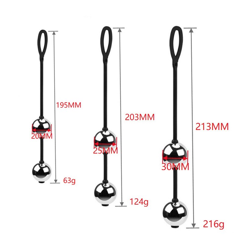 New Erotic Weighted Vaginal Balls Chinese Geisha Kegel Exerciser Metal Ben Wa Balls Anal Beads Adult Sex Toys for Woman Sex Shop