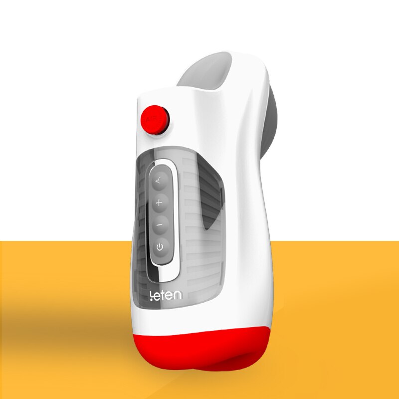 New Leten Automatic Pneumatic Vacuum Deep Throat Sucking Male Masturbator Cup Real Oral Blowjob Vibrator Sex Machine for Men Gay