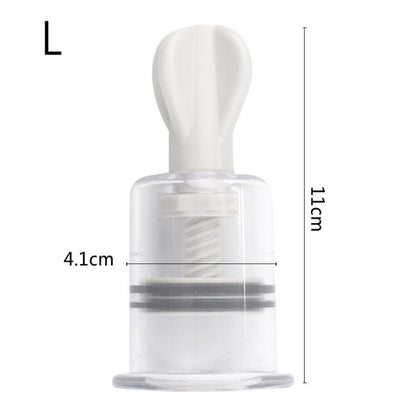 Nipple Vacuum Cup Sucker Pump Breast Enlargement Enhancer Stimulator Sex Toy Body Massage Cans Suction Enhancer Anti Cellulite