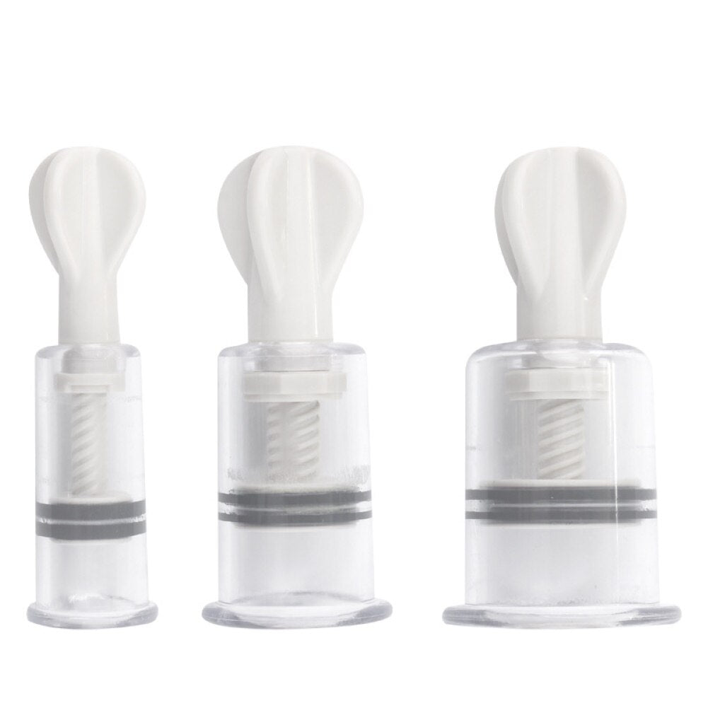 Nipple Vacuum Cup Sucker Pump Breast Enlargement Enhancer Stimulator Sex Toy Body Massage Cans Suction Enhancer Anti Cellulite