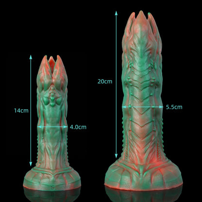 Nothosaur Soft Anal Plug Ovipositor Dildo Penis ไม่มีไข่ Dildo แฟนตาซี ลูกบอลช่องคลอด Buttplug สำหรับผู้ชาย ผู้หญิง ของเล่นทางเพศ ของเล่น BDSM