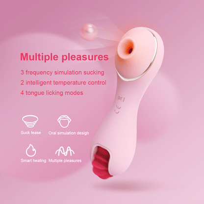 OTOUCH เครื่อง Nipple Clitoris Sucker Vibrator สำหรับผู้หญิงเลียหีของเล่นทำความร้อนซิลิโคน G-Spot กระตุ้น Masturbator