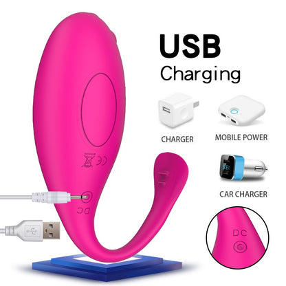 POMELOK Vibrator for Women Wireless Remote Vibrating Egg Vagina G-Spot Anal Stimulation Wear Vibrator Panties Sex Toy for Couple