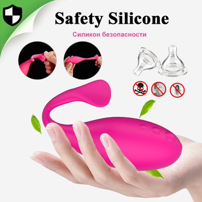 POMELOK Vibrator for Women Wireless Remote Vibrating Egg Vagina G-Spot Anal Stimulation Wear Vibrator Panties Sex Toy for Couple