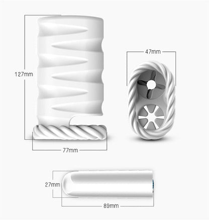 Penis Delay Trainer Blowjob Male Masturbation Vibrator Automatic Oral Orgasm Sex Glans Stimulate Massager Adult Sex Toys for Men