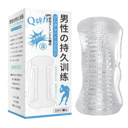 Penis Trainer Realistic Artificial Vagina Pussy Adult Sex Products Enlarge Ejaculation Delay Adult Sex Toys for Men Masturbator