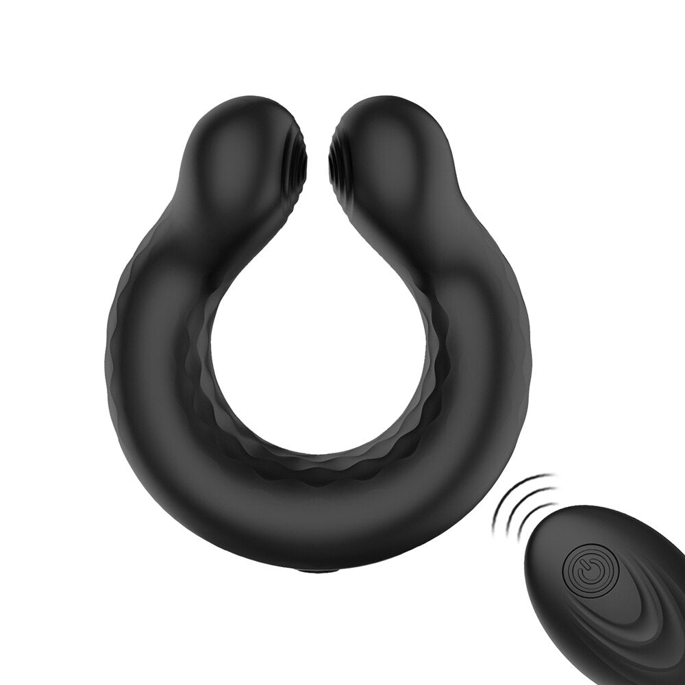 รีโมทไร้สาย Penis Vibrator แหวนสำหรับชาย ชะลอการหลั่ง Vibrating Cock แหวนชาย Masturbator เซ็กส์ทอยสำหรับผู้ใหญ่18