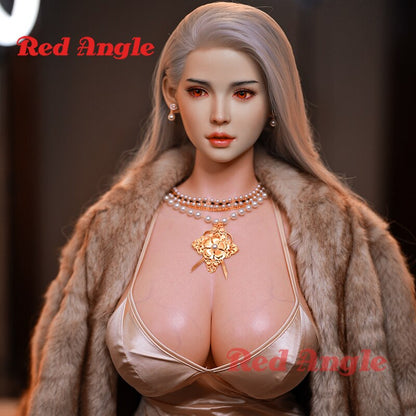 Red Corner Silicone Doll Full Hair Implant Platinum Silicone Big Breast Love Doll Vagina Anal Toys Anime Male