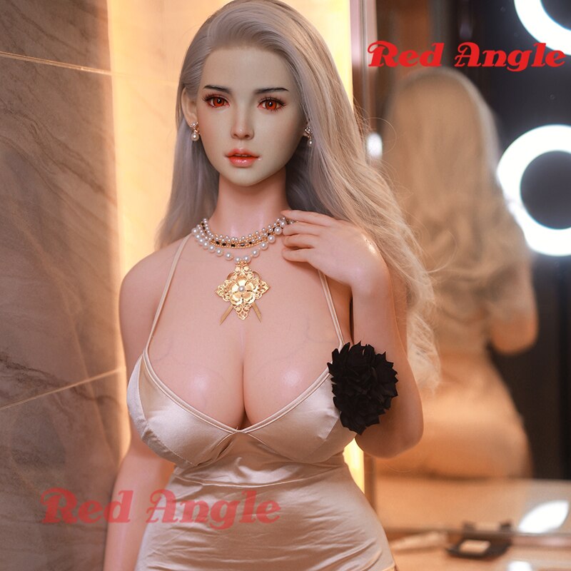 Red Corner Silicone Doll Full Hair Implant Platinum Silicone Big Breast Love Doll Vagina Anal Toys Anime Male