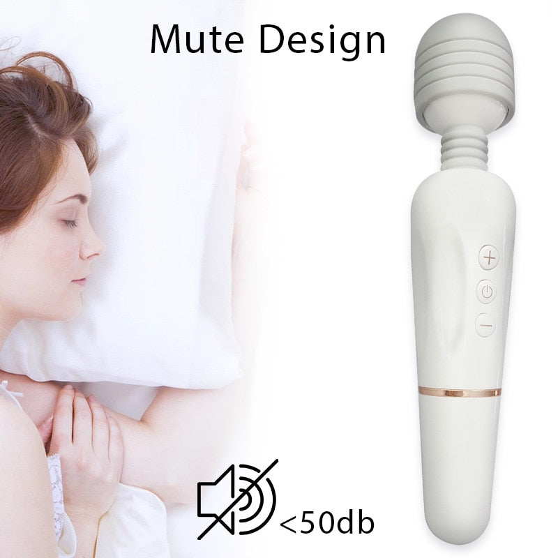 Powerful AV Magic Wand Body Massager USB Charge G Spot Vibrators for Women.Adult Vibrator Sex Toys for Woman.Female Sex Products