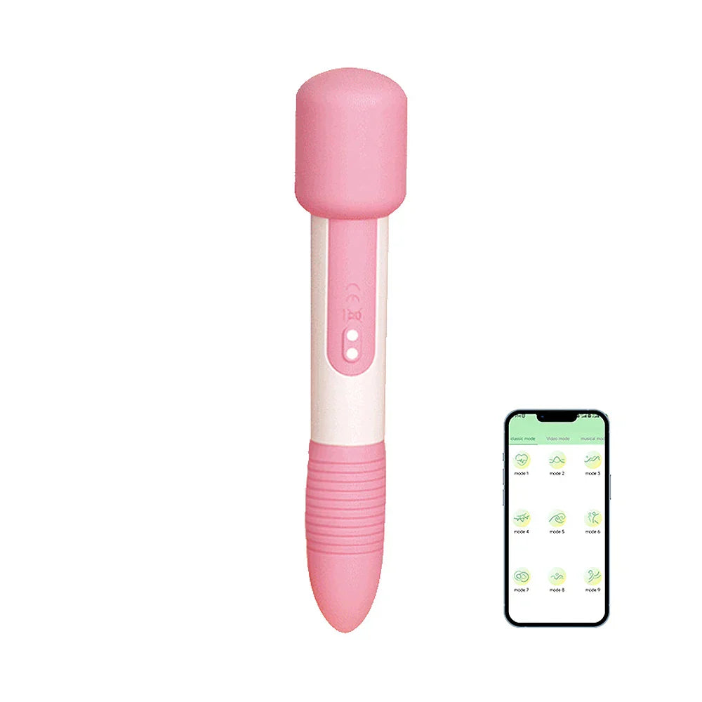 เครื่องสั่นกระสุนทรงพลัง APP บลูทูธควบคุม การกระตุ้นคลิตอริส จุด G เครื่องนวด ช่องคลอดขนาดเล็ก ตัวกระตุ้นทางทวารหนัก ของเล่นทางเพศสำหรับผู้หญิง