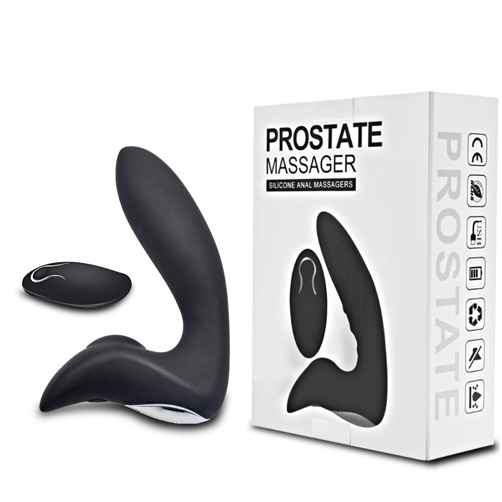 ชาย Prostate Massager 9ความเร็วมอเตอร์ Vibrators เพศของเล่นสำหรับผู้ชาย Masturbator Anal Butt Plug สินค้าผลิตภัณฑ์สำหรับผู้ใหญ่คู่18