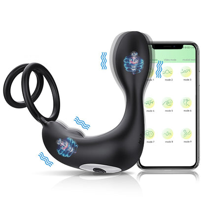 ชาย Prostate Massager 9ความเร็วมอเตอร์ Vibrators เพศของเล่นสำหรับผู้ชาย Masturbator Anal Butt Plug สินค้าผลิตภัณฑ์สำหรับผู้ใหญ่คู่18