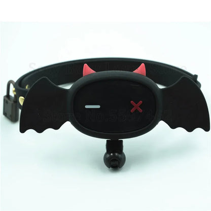 QIUI Little Devil APP Control Electric Shock Collar Restraint Slave BDSM Collar Fetish Adult Games Sex Toys For Couples Gay 18+