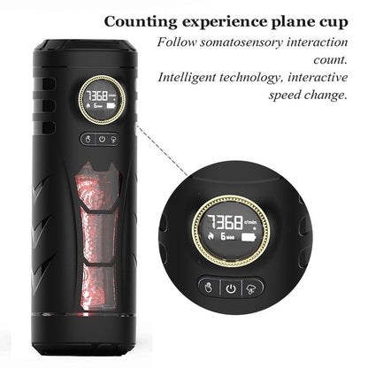 RGB Vibrator Adult Sex Toys for Men Automatic Masturbation Cup Automatic Heating Sucking Male