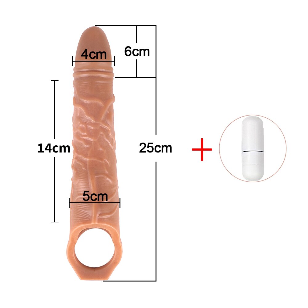 ขนาดใหญ่เครื่องขยายอวัยวะเพศชายเสื้อ Reusable ถุงยางอนามัย Delayed Ejaculation Cock แหวน Dick Enlargemen เซ็กซ์ทอยสำหรับชาย Intimate ดี