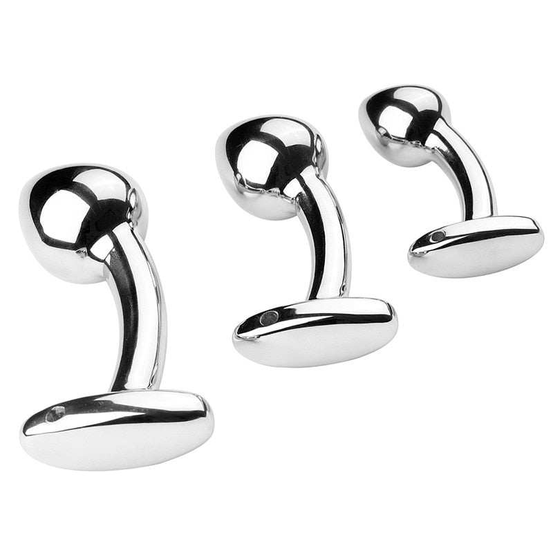 S/M/L Sex Metal Anal Toys Female Adult Sex Products Men and Women Ass Plug Stainless Steel Anal Plug Sex Toys Anal Dildo Toys