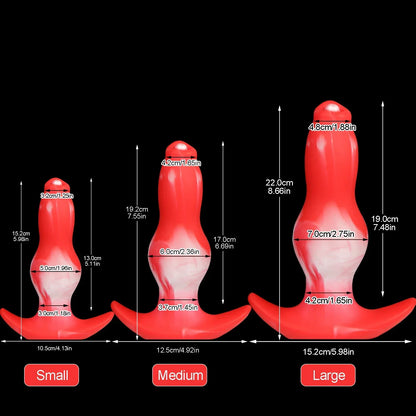 Adult Sex Games Anal Plug With Tail Soft Silicone Dog Knot Butt Plug Wearable Tail Detachable Cosplay Sex Toys For Women Men