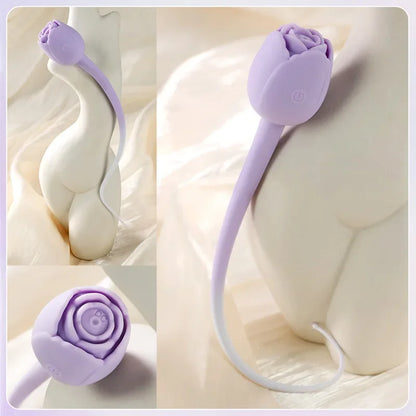 Rose Sucking Sex Toys Dildo Vibrator for Women 3in1 Thrusting G Spot Anal Vibrators Stimulator Female Vibrating Adult Toys