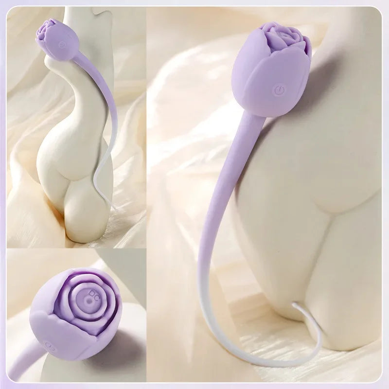 ของเล่นทางเพศ Rose Sucking Dildo Vibrator สำหรับผู้หญิง 3in1 เครื่องสั่น G-Spot สำหรับสอดทางช่องคลอด เครื่องกระตุ้น เครื่องสั่นสำหรับผู้หญิง ของเล่นผู้ใหญ่